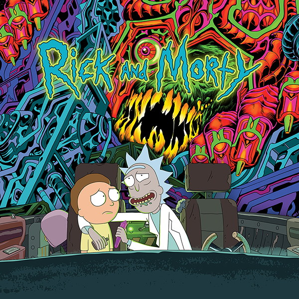 Oprawiony plakat Rick & Morty - Compilation