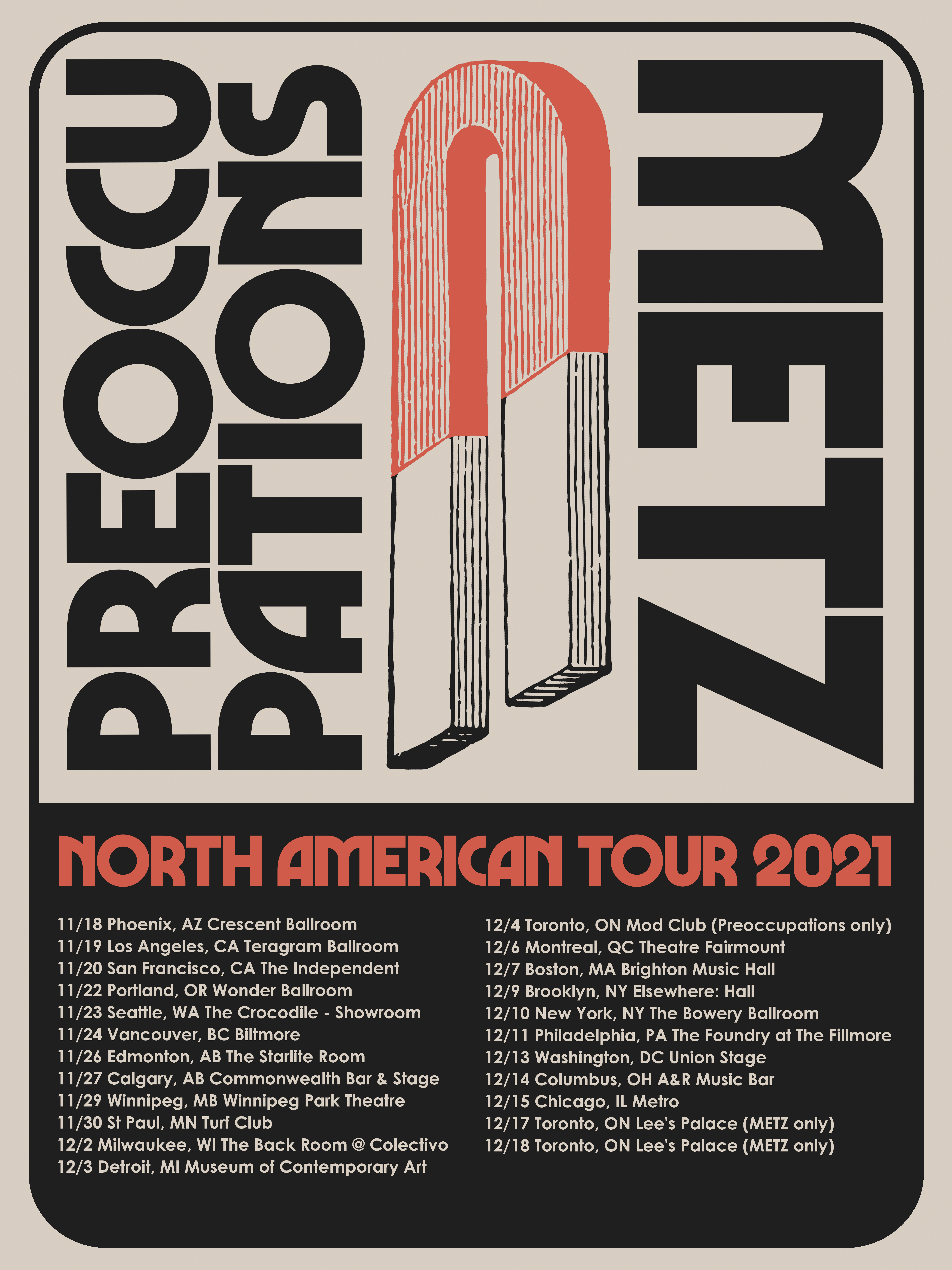 METZ share mesmerizing live performance of “A Boat to Drown In,” from ...